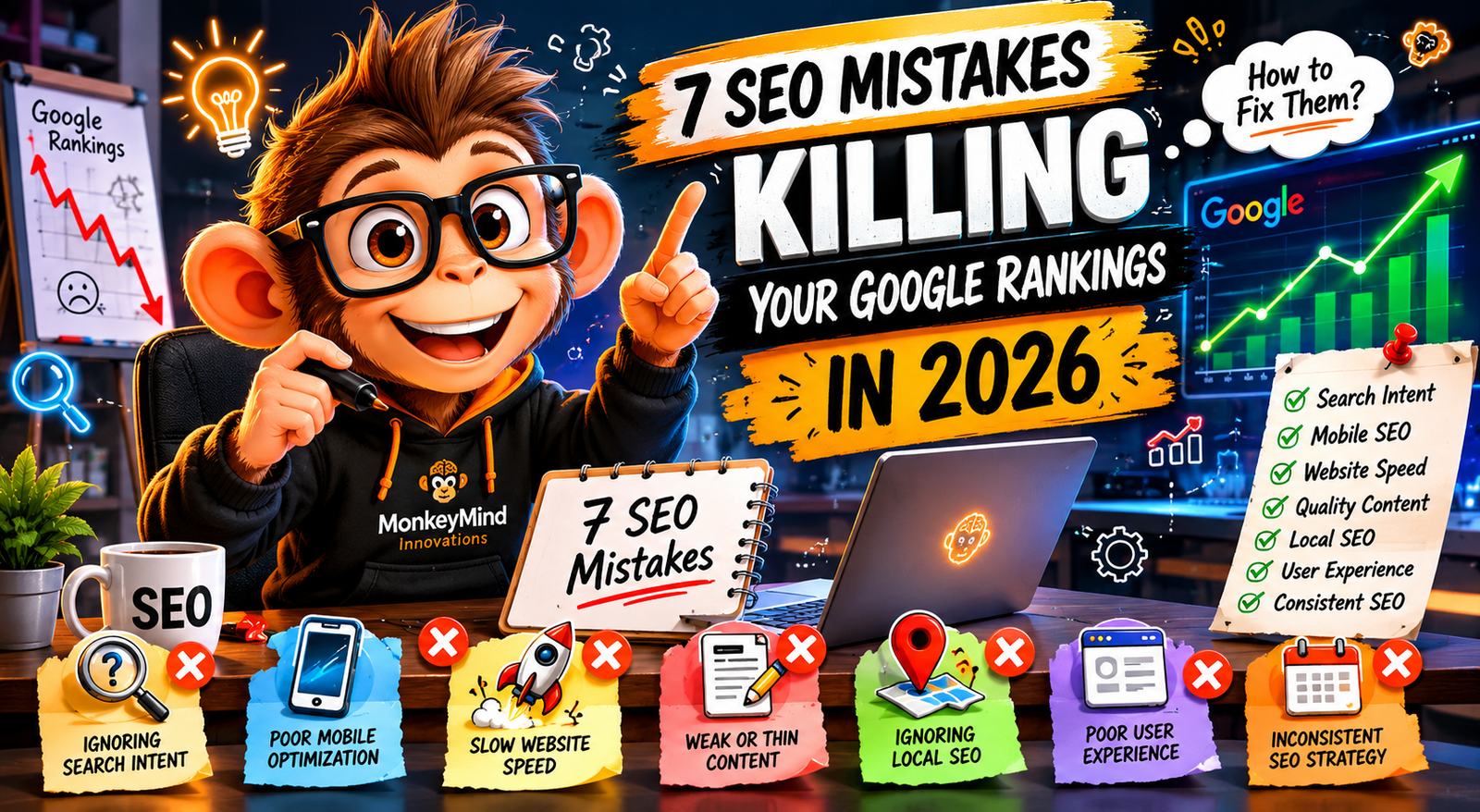 7 SEO Mistakes Killing Your Google Rankings in 2026 | Complete SEO Guide